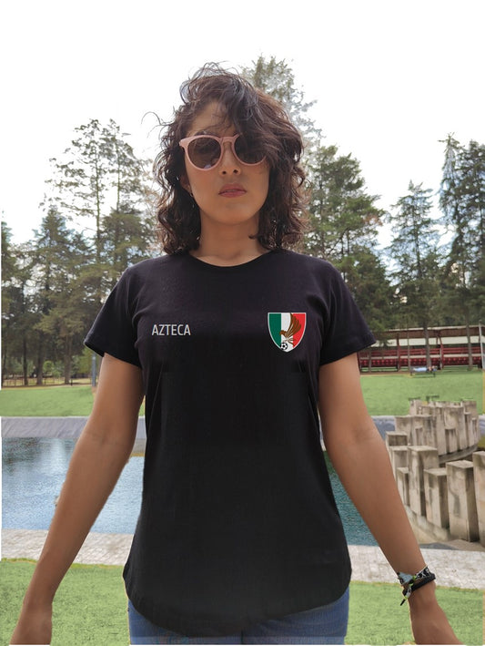 Playera Azteca - Clásica Minimalista - Dama