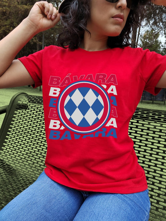 Playera Bávara - Fanática - En colores - Dama