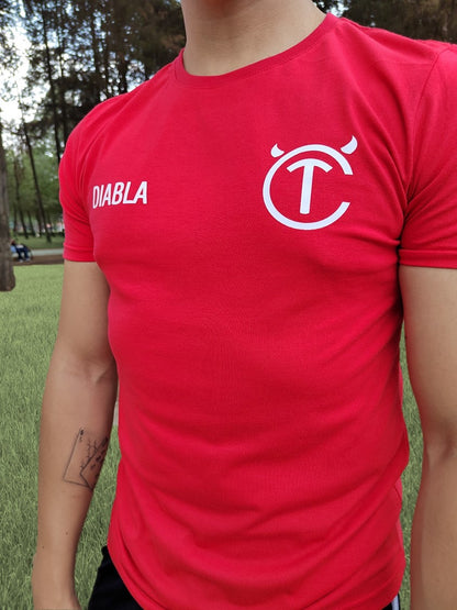 Playera Diabla -  Clásica Minimalista - Caballero