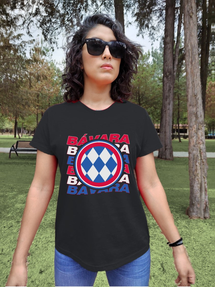 Playera Bávara - Fanática - En colores - Dama