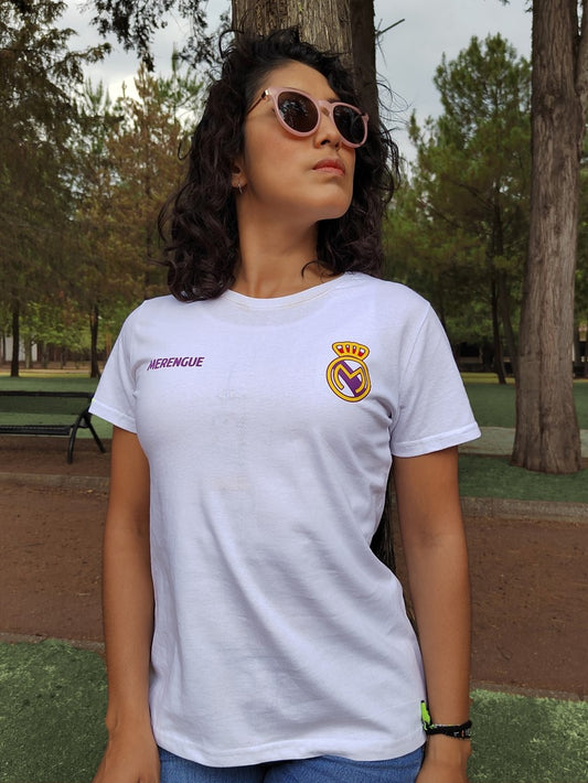 Playera Merengue - Clásica Minimalista - En colores - Dama